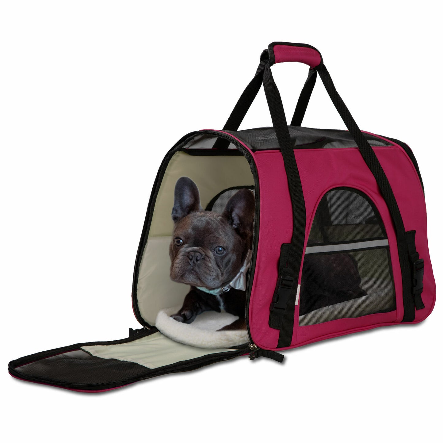 Pet Carrier Bag Travel Case Airline Approved Soft Sided Comfort Bag for Dog Cat