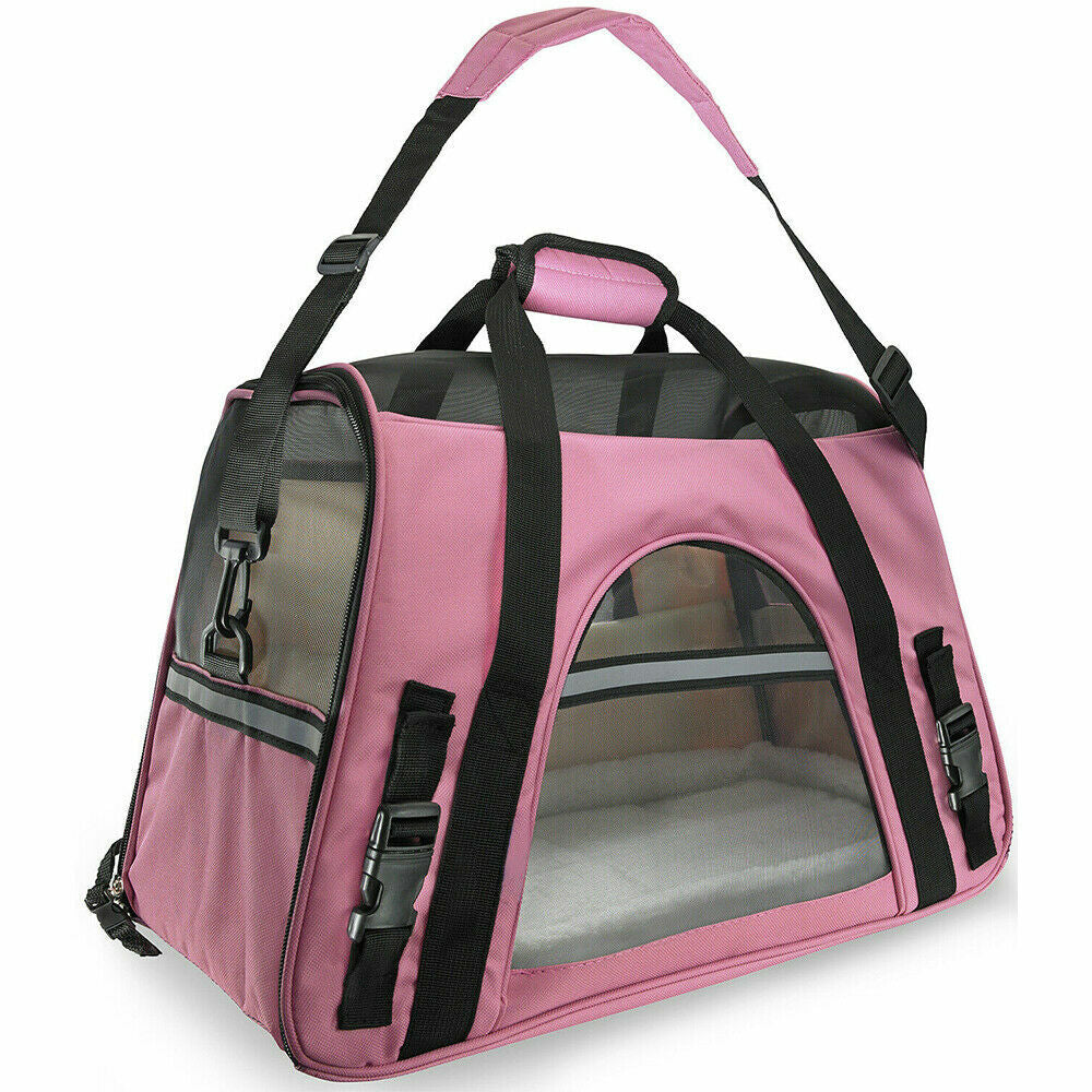 Pet Carrier Bag Travel Case Airline Approved Soft Sided Comfort Bag for Dog Cat