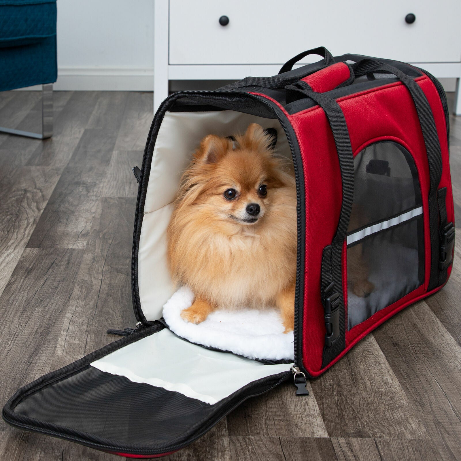 Pet Carrier Bag Travel Case Airline Approved Soft Sided Comfort Bag for Dog Cat