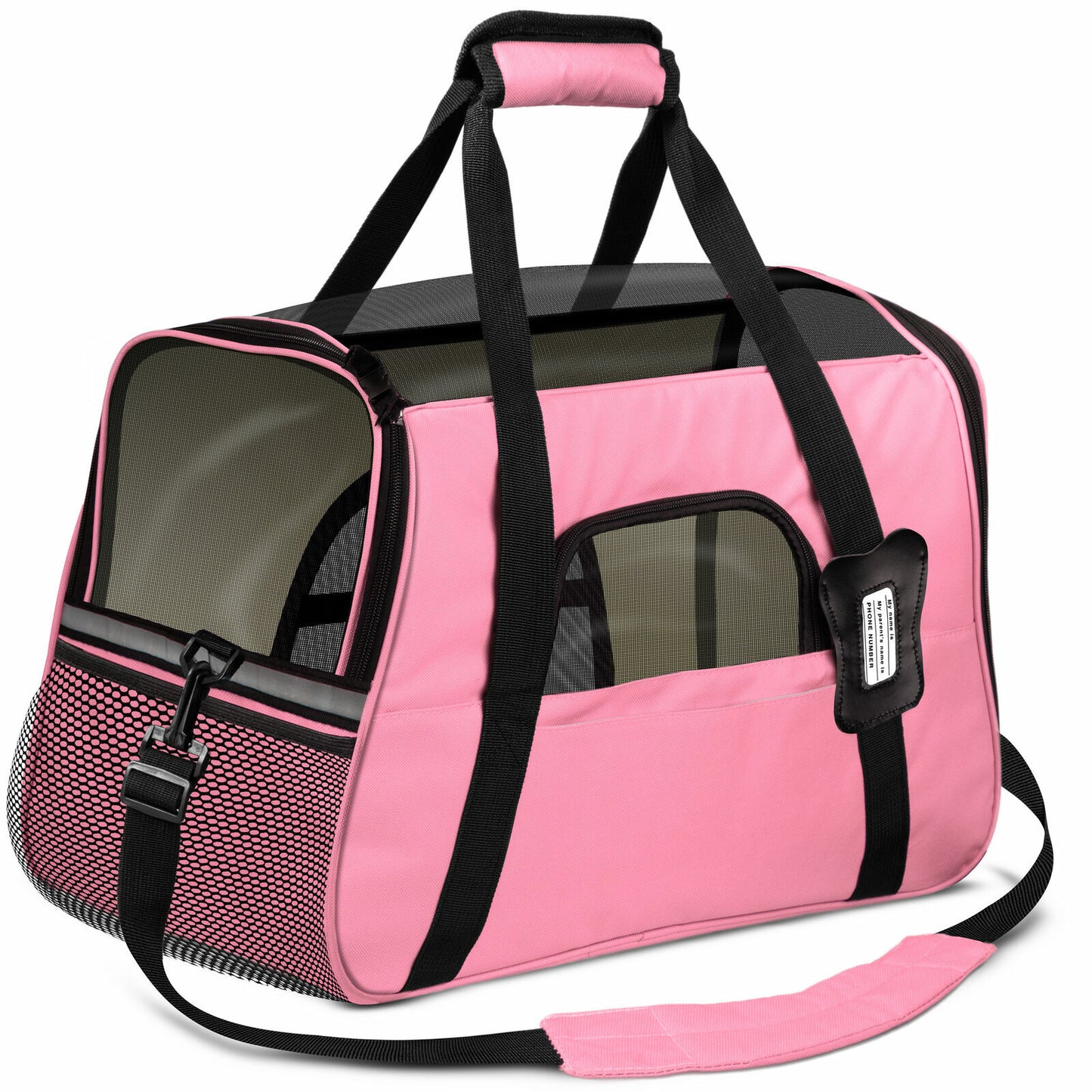 Pet Carrier Bag Travel Case Airline Approved Soft Sided Comfort Bag for Dog Cat