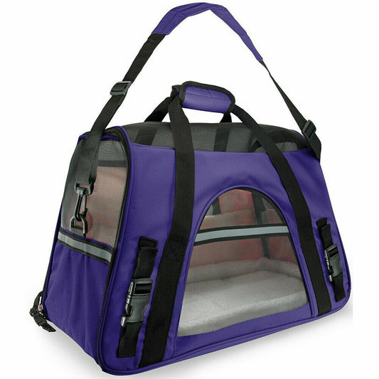 Pet Carrier Bag Travel Case Airline Approved Soft Sided Comfort Bag for Dog Cat