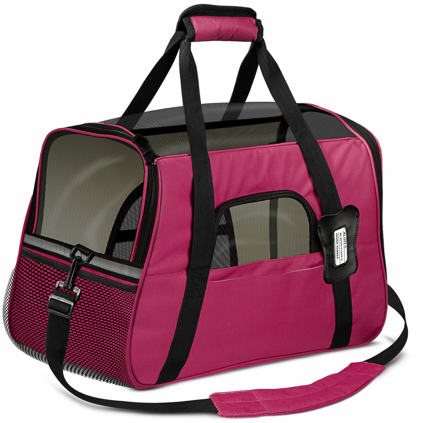 Pet Carrier Bag Travel Case Airline Approved Soft Sided Comfort Bag for Dog Cat