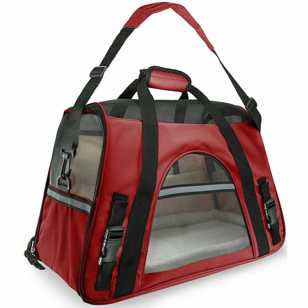 Pet Carrier Bag Travel Case Airline Approved Soft Sided Comfort Bag for Dog Cat